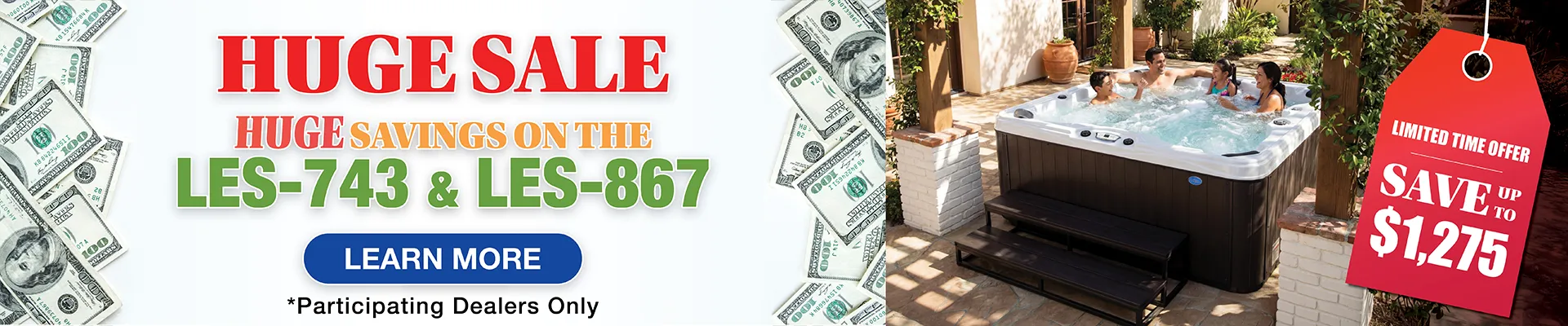 Calspas hot tub being used in a family setting - Memphis